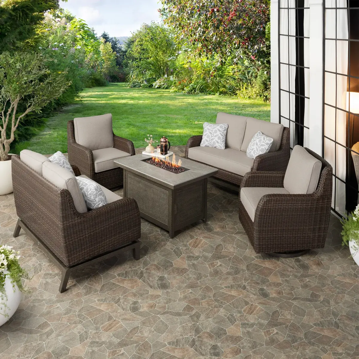 Oakland 5-Piece Fire Set — Agio | Francis Retail