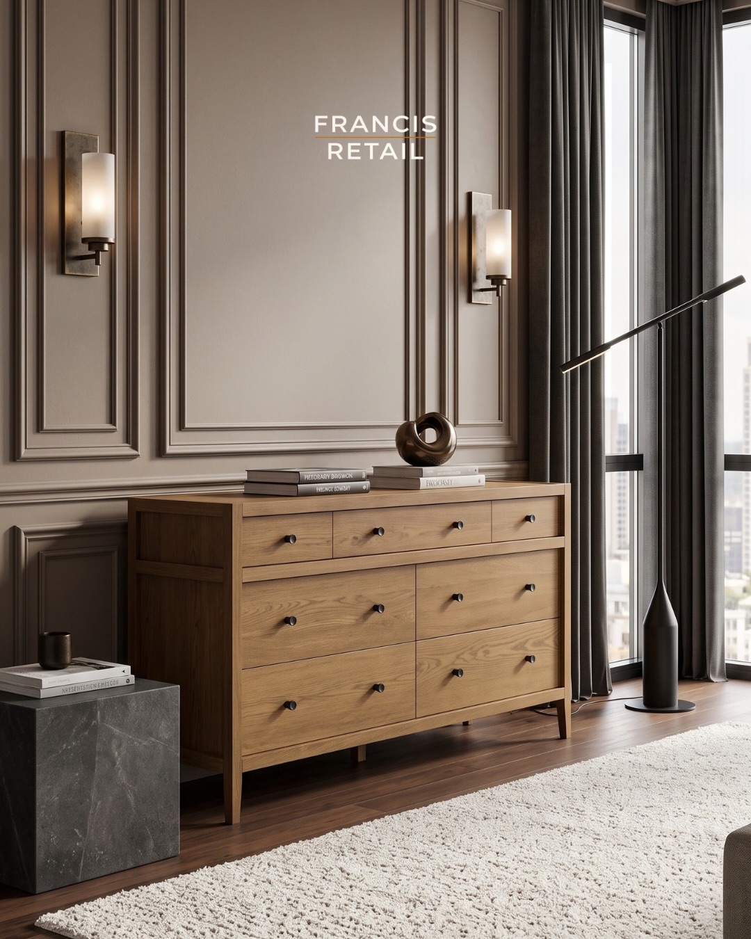 Seven drawers. One dresser. Zero reason to pay $950 for it.

The Avalon 7-Drawer Dresser from Pike &