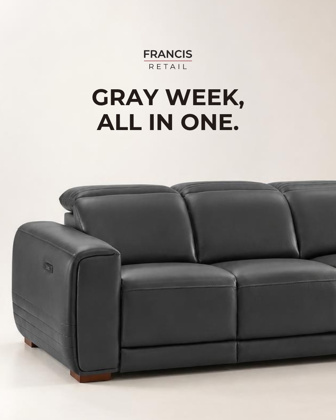 GRAY FURNITURE, BIG SAVINGS — UP TO $400 OFF RETAIL! 🔥

Thinking of giving your living room a fresh