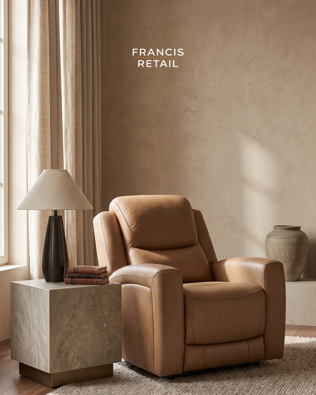 Neck pain after a long day? This chair has a headrest that actually moves with you.

The Holden Leat