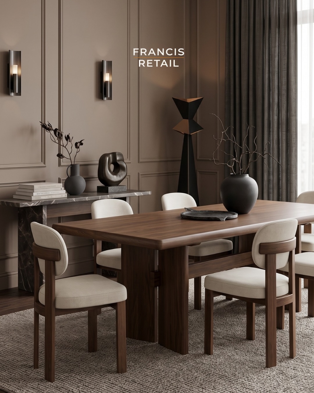 The brand new one already sold out. This one hasn’t.

The Trivoli Dining Table and 6 Chairs from Pik